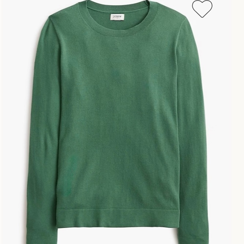 J. Crew Teddie Sage Green Knit Top